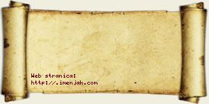 Jana Miličić vizit kartica